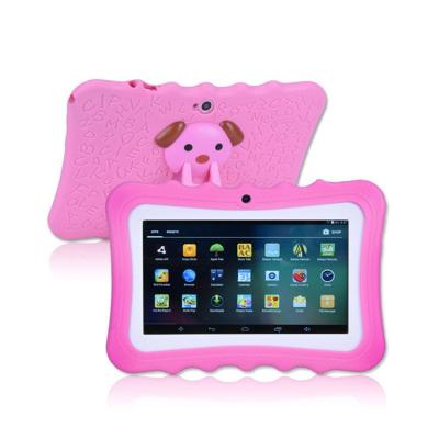 China 7 Inch Android Kids Drop Resistance Tablet PC Tablet Best Gift For Kids Learning Quad Core Kids Tablet PC for sale