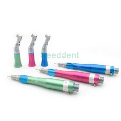 China Dental area colorful blue/pink/green dental low speed handpiece set/dental low speed handpiece kit EX-203C for sale