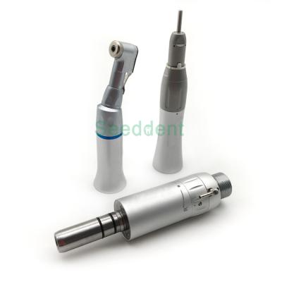 China Dental Low Speed ​​Handpiece Kit / Head Type Contra Angle & Straight Handpiece & Air Motor SE-H031KMG for sale