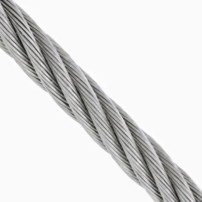 China BS Standard 7/14 AWG Hot Dipped Galvanized Steel Wire Strand Medium Voltage Guy Earth Wire Construction Copper Rope Tension for sale