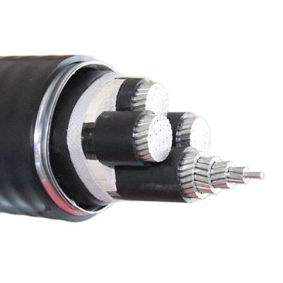 China Underground Application 3Core 50MM2 CU/AL XLPE Low Voltage Power Cable with PVC Insulation for sale