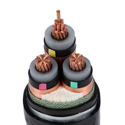 China Construction Site 70mm2 Copper Conductor XLPE Insulation High Voltage 6KV Power Cable for sale