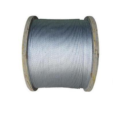 China STRANDED GUY WIRE Bare Type 50 mm2 Galvanized Steel Wire for Overhead in Sudan Direct for sale