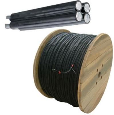 China High Quality China 12V Low Voltage Twisted ABC Aluminum Conductor Cable for Construction Overhead Line PE Insulation Material for sale