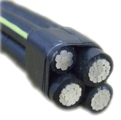 China IEC Certified 10kv ABC Cable Overhead Transmission South Africa XLPE Insulated Medium Voltage Power Cables 2 Stranded Conductors for sale