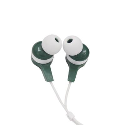 China In-Ear ABS Material 3.5mm Disposable Earphone For Mobile Phone Earpiece For Bus Train Airplane Or School Museum for sale