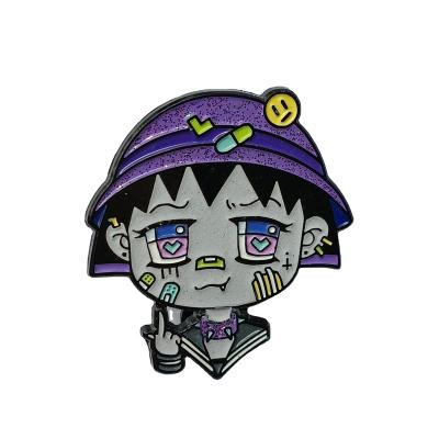 China India pins maker custom chibi maruko enamel pin for sale