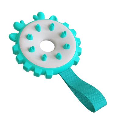 China New Durable Designed Beautiful Bite Resistance Plastic Training Dog Teeth Toy for sale