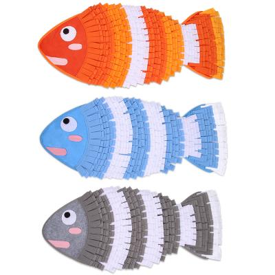 China Low Price Viable Fish Forms Lovely Design Dogs Funny Dog Sniffing Anti-Clogging Protection Cover Slow Food for sale