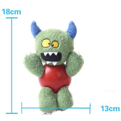 China Stocked best various kinds plush doll, vocal bite-resistant dog toy, cartoon puzzle pet plush toy for sale