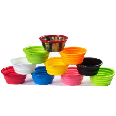 China Stored Foldable Fashionable Popular Cat and Hot Selling Dog Foldable Take Out and Carry Easy Pet Bowl for sale