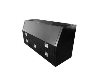 China Tool Pack Black Tool Box With 3 Drawer for sale