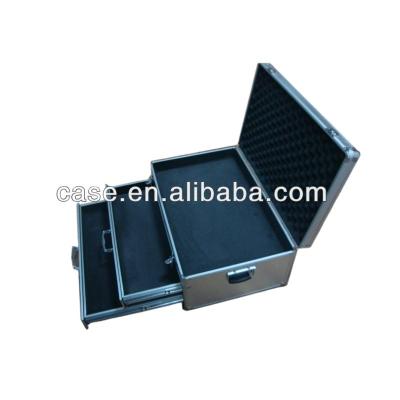 China aluminum tool case with drawers GJ12-1105 for sale