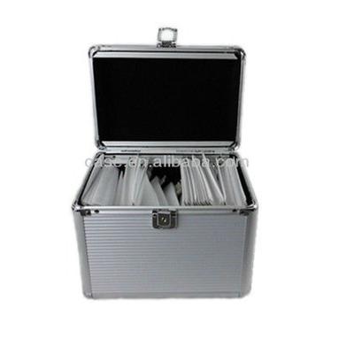 China Aluminum 520 CD/DVD Storage Flight Aluminum Case for sale