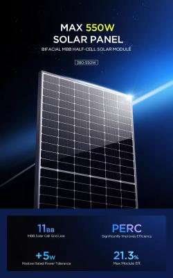 Китай крыша 400w 450w солнечная Pv устанавливая панели солнечных батарей 600w систем 500W 550W 210mm продается