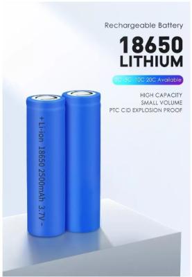 China pilhas 3500mah 3,7 V Li Ion Battery de 2500mah 3000mah LFP 18650 à venda