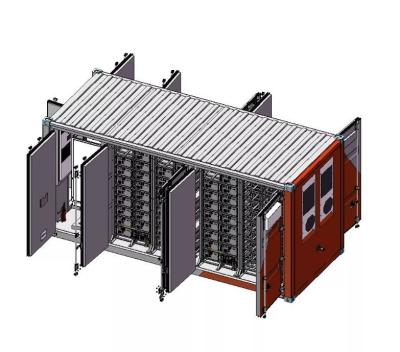 China 500kw 1mw todo en una Sistema Solar del contenedor de almacenamiento de la energía de la batería del litio Lifepo4 de la rejilla en venta