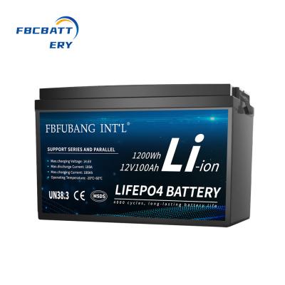 China het Lithium Ion Battery, Diep Cyclus Navulbaar Lithium Ion Batteries van 12v 100ah Te koop