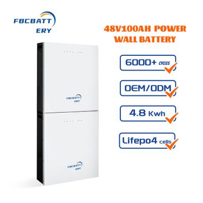 Κίνα Μπαταρία ηλιακών κυττάρων Powerwall Lifepo4 24v, πακέτο μπαταριών λίθιου 24v 200ah 100ah προς πώληση