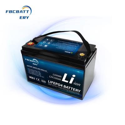 China 12 Volt-Lithium-tiefer Zyklus Marine Battery, Batterie-Satz 100ah Lifepo4 zu verkaufen