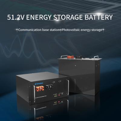 China het Rek van 48V 100AH zet Pak van de Batterij Photovoltaic Lifepo4 Batterij op Te koop