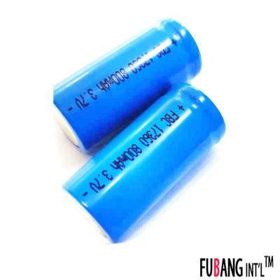 China Solas pilas de batería formadas especiales 17360 de LFP 3,7 batería de V 800mah para los modelos del coche en venta