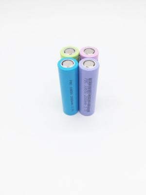 China Descarga cilíndrica das células de bateria 2200mAh 1c 5c 10c de 3.7V 18650 Li Lon LFP para Tesla à venda