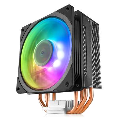 China CPU Fan T400I Color Mute Silent Air Cooled Radiator Heat Pipe Desktop PC Fan Heatsink Computer Case CPU Heatsink for sale