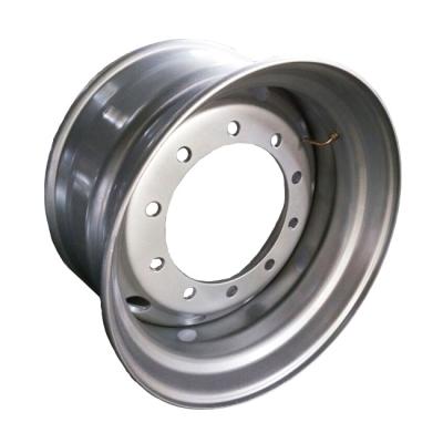 China Heavy Duty Truck Wheel 22.5x11.75 Truck And Bus Wheel High Quality Steel Rim zu verkaufen