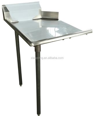 China Hotel Buffet Food Equipment Xiangying OEM ODM NSF Approval Saving Stainless Steel Dish Clean Table for sale