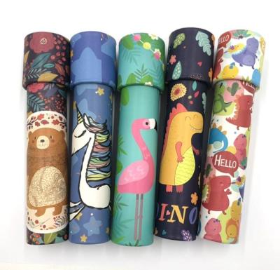 China Paper Children'S Educational Rotating Toys Cartoon Kaleidoscope , Magical And Changeable for sale