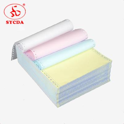 China Desktop NCR 1-6 Fold State Computer Printing Paper for sale