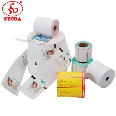 China Thermal Printer Roll Paper 80mm*80mm Bank ATM Paper For POS Machine 57x40mm for sale