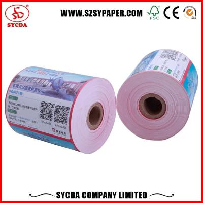 China Hot Sale POS Machine /ATM FSC China Supplier Till Roll Preprinted Thermal Paper Rolls 3 1/8 Printer Paper for sale