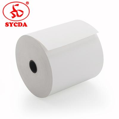 China POS Machine 55g Thermal Receipt /ATM Paper 80 X 80 Thermal Paper Rolls From China for sale