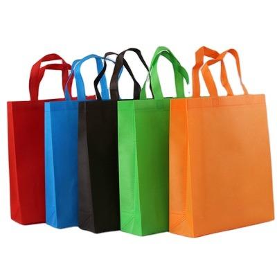 China Reusable custom shopping packaging raw material wholesale manufacturer logo printing durable non woven bag for sale