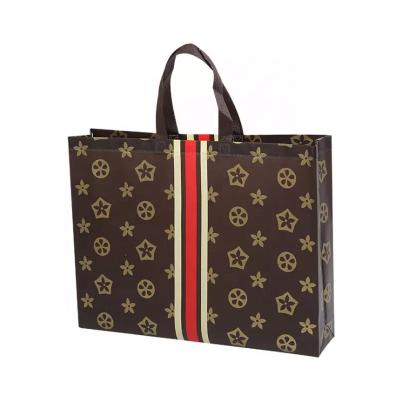 China Recyclable Multi-Functional Non-oven Shopping Tote Bag With Custom Pattern And Logo for sale