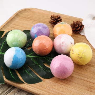 China Bath Bombs OEM Private Label Vegan Wholesale Hot Selling Colorful Bubble Body Care Gift Set Organic Bath Bomb for sale