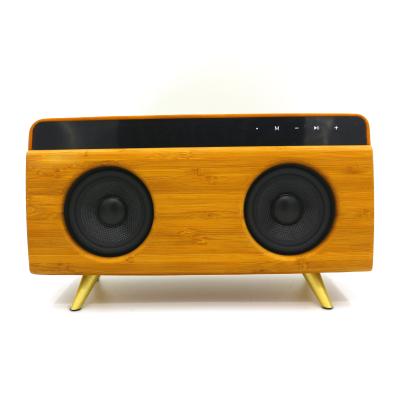 China Mini Wireless BT Mini Computer Speaker Wooden Gift Mobile Phone Audio Portable Subwoofer for sale