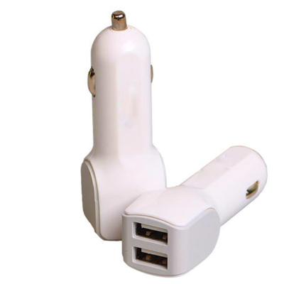 China For cell phones/ipad/iPod/other usb devices. Car Charger 2.1A Car Cigarette Lighter Double Duck Mouth Double USB Car Charger Factory Direct for sale