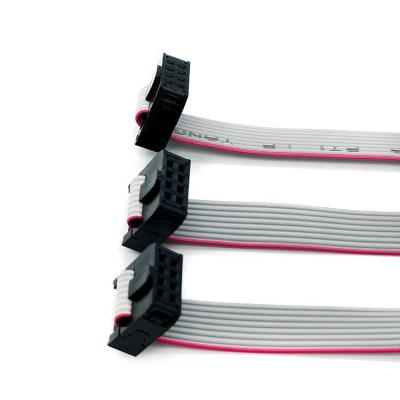 Китай Custom 8 10 12 pin computer idc 1.27mm 2.54mm 2651 flat ribbon cable assembly wire connector wiring harness продается