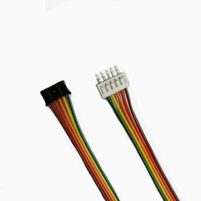 China Customized 28 AWG Wire Cable Assembly Custom 5P Connectors With PLUG Flat Ribbon Cable Assemblies for sale