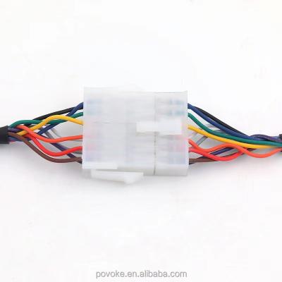 China Custom 4.2mm pitch Dual Row 12p 24 pin Male to Female Connector Wire Cable Assembly Wiring Harness for Automotive for sale