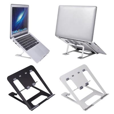 Cina Factory Adjustable Folding Tablet PC Holder Aluminum Foldable Ergonomic Rotating Laptop Desktop Gift Stand Holder in vendita