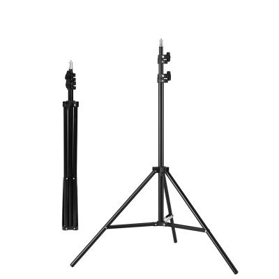 China PORTABLE Tripod 1/4 Adjustable Light Stand 1.6m Screw Head For Thermometer Ring Light Phone Soft Light Box Camera Photo Studio Video for sale