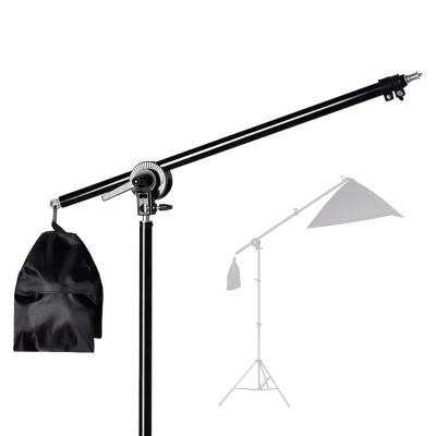 China Wholesale Photography Heavy Duty Instant Lightweight Aluminum Boom Softbox Cross Arm with Weight Sandbag for Video Photo Studio for sale