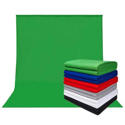 China Chromakey Seamless Chiffon Green Cloth Photography Background 3*6m Seamless Backdrop Screen For Video Studio Photo Props for sale