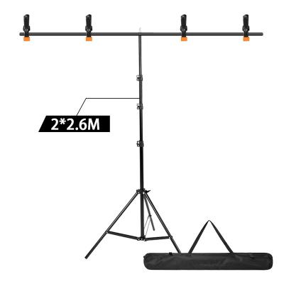 China 200*260cmT-type Photography PVC Backdrop Background Support System Background Support For Outdoor Photography Studio Portrait Shooting for sale