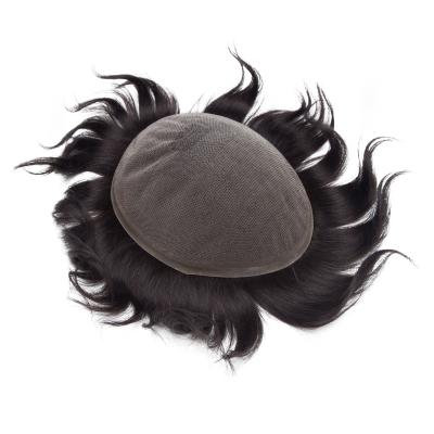 China Wholesale Price 100% Handtied Real Human Hair Invisible Hairline Wigs Breathable And Comfortable Full Lace Hair Bottom Hairpiece for sale