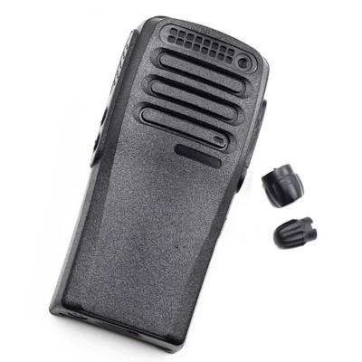 China 25pcs/lot Black Color Front Housing Shell Case With Volume And Channel Buttons For DEP450 Walkie Talkie Solid State for sale